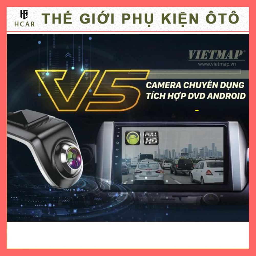 Camera Hành Trình Ô Tô VIETMAP V5 Kết Hợp Cam Lùi, Kết Nối DVD Android - Điều Khiển Giọng Nói + Tặng Thẻ 32gb | WebRaoVat - webraovat.net.vn