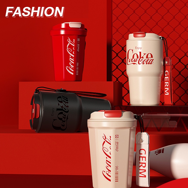 Cốc Giữ Nhiệt Bằng Thép Không Gỉ 316 Coca-Cola 390ML / 590ML