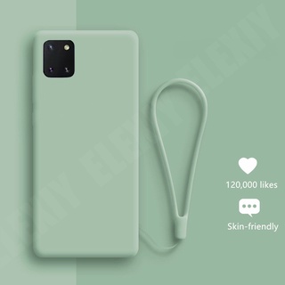 Ốp điện thoại silicon siêu mỏng mềm mịn chống bụi cho Samsung Galaxy Note 10 Lite