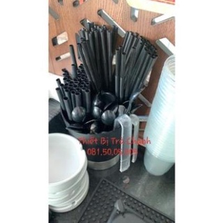 Khay đựng ống hút tròn 3 ngăn- hộp đựng bút tròn 3 ngăn - kệ ống hút tròn 3 ngăn chất liệu nhựa đế t299h