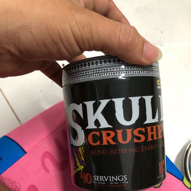 Pre workout skull