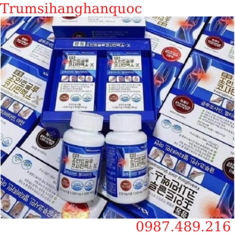 [HÀNG MỚI VỀ] Viên Uống Bổ Khớp Glucosamin KWANGDONG Hàn Quốc, Hộp 90V *1350mg