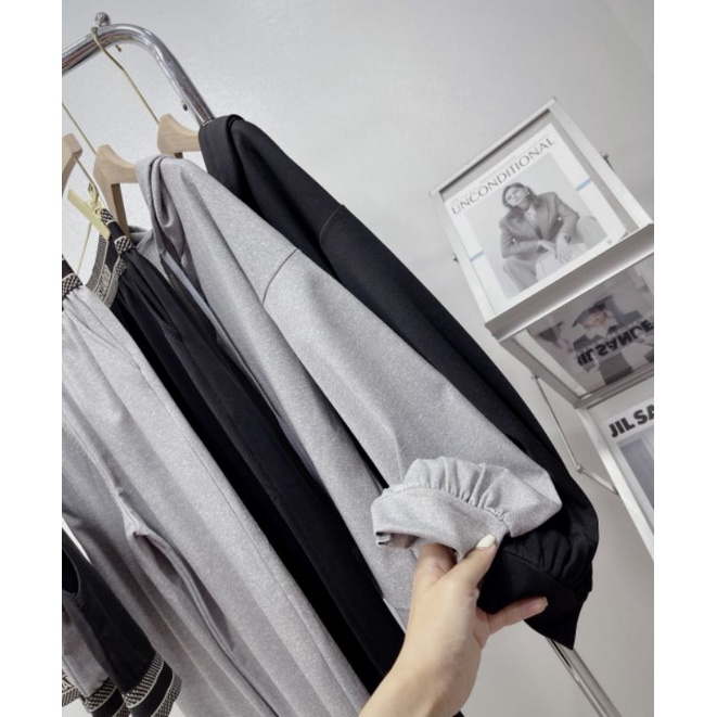 Bộ tt nữ 3 món Áo khoác tay bồng, áo croptop, quần bomber.Set đồ cá tính, cao cấp