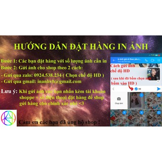 In ảnh Polaroid 6x9 (Tặng kẹp gỗ+dây hoặc ảnh)