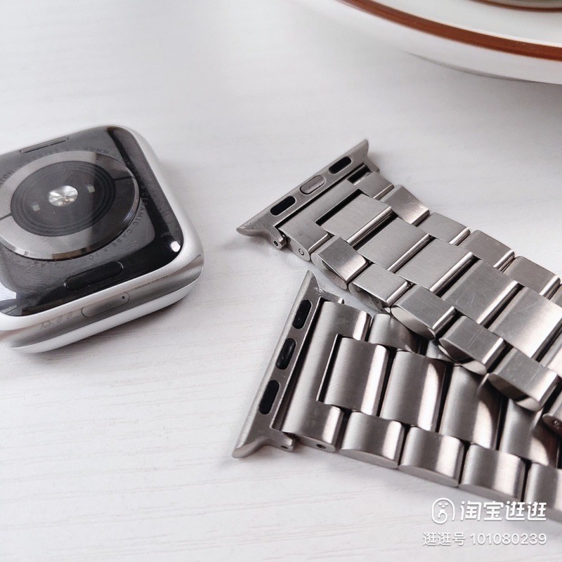 Dây Đeo Inox 22mm Cho Đồng Hồ Thông Minh Apple Watch Link 40mm 44mm Iwo Series 6 5 2