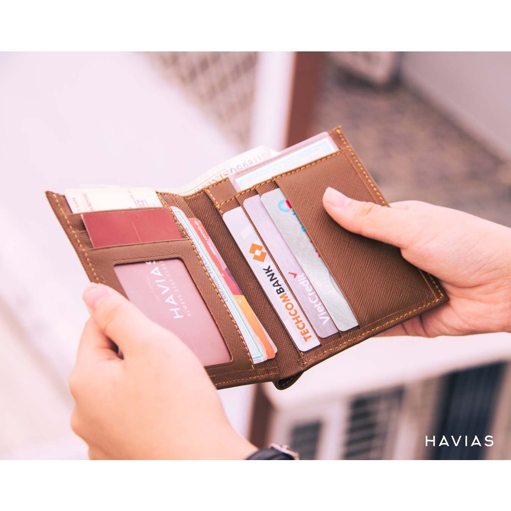 Ví đứng Gen9 HAVIAS Handcrafted Wallet HAVIAS Nâu