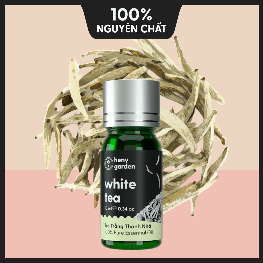 Tinh Dầu Trà Trắng Organic Thiên Nhiên Nguyên Chất Đậm Đặc Xông Thơm Phòng, Làm Nến Thơm HENY GARDEN