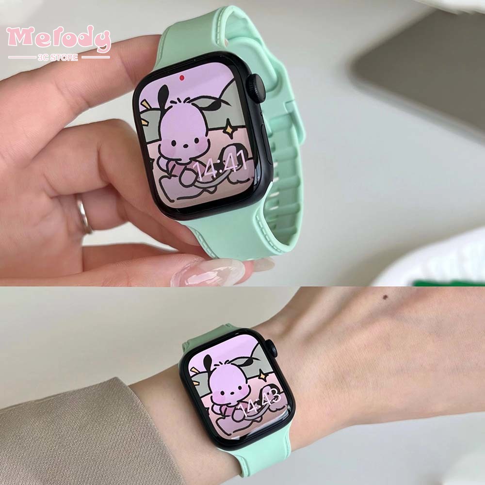 Bộ Dây Đeo + Vỏ Bảo Vệ Cao Cấp Cho Apple Watch Series 7/6/5/SEiwatch45/44/42/41/40/38mm