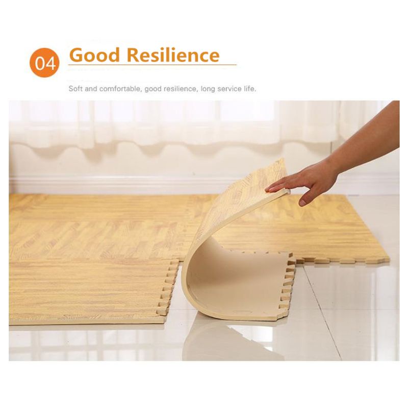 Set 10 Thảm Lót Sàn Chống Trượt Hỗ Trợ Dạy Học Mẫu Giáo