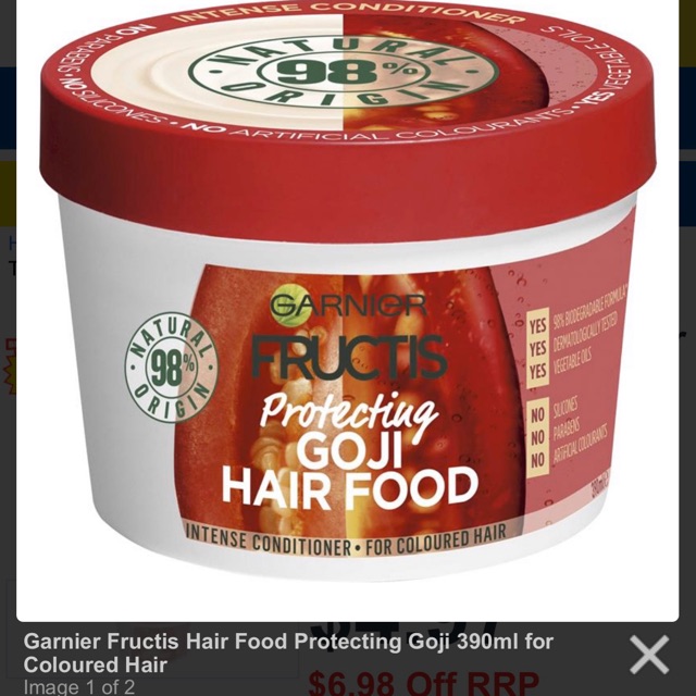 Ủ tóc Garnier Fructis hủ 390ml hàng xách tay Úc có bill đầy đủ | BigBuy360 - bigbuy360.vn