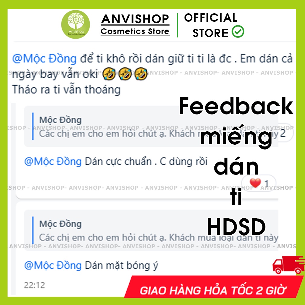 Miếng dán ngực Eblin tàng hình hộp 3 miếng - Miếng dán ti không keo [che tên giúp khách]
