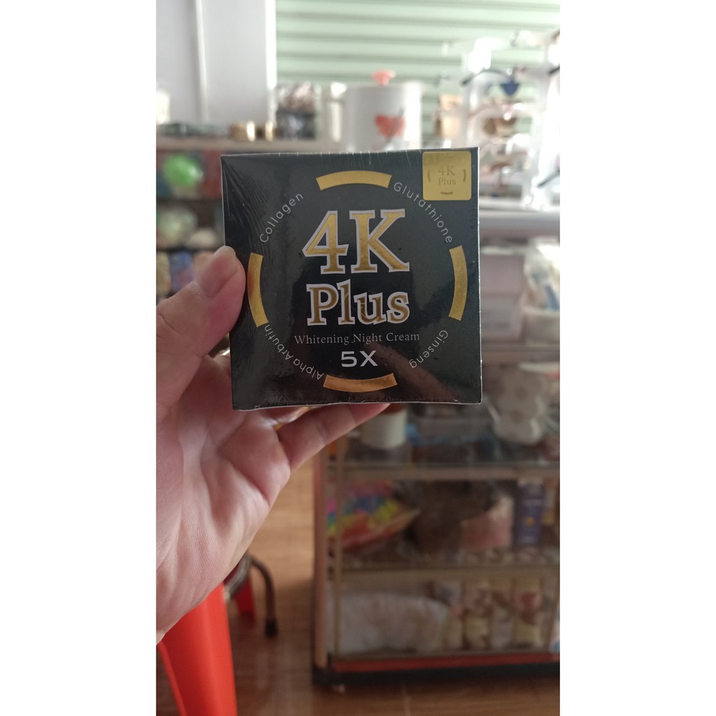 Kem sâm 4k PLUS Thái Lan- tặng kèm xà phòng cám gạo trắng da Thái