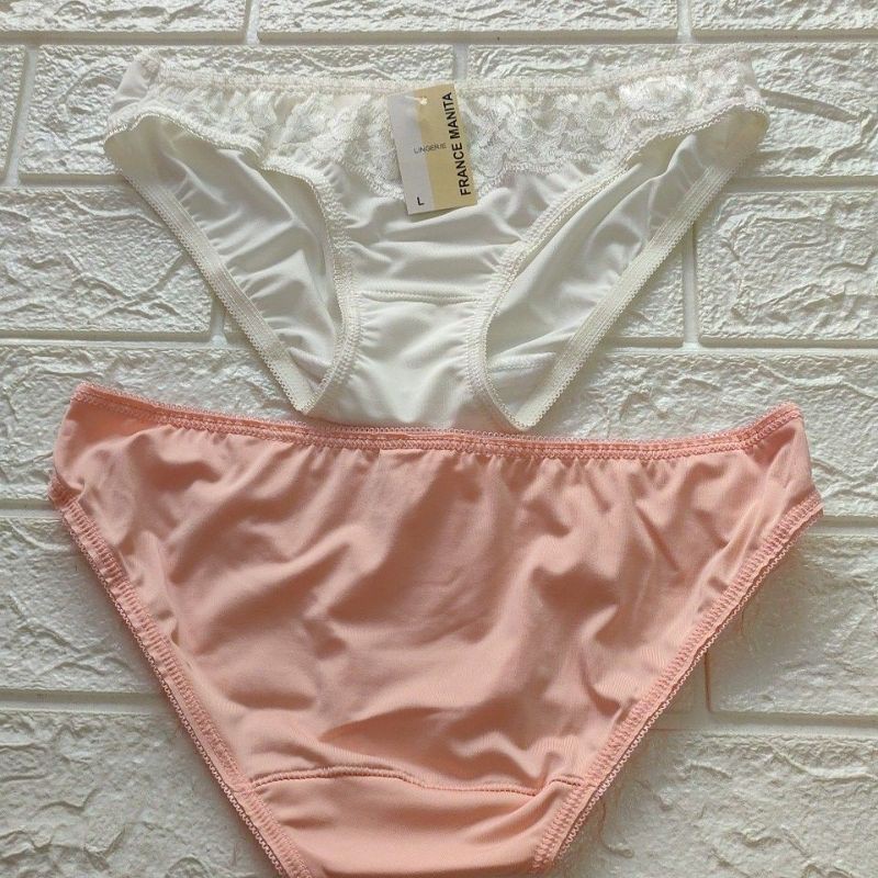 Quần lót thun lạnh phối ren không phai màu, mới lâu