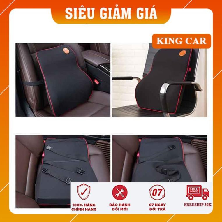 Gối tựa đầu ô tô tựa lưng ô tô cao su non cao cấp chính hãng FM - Shop KingCar