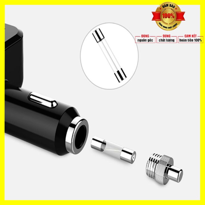 Bộ chia tẩu sạc ô tô nhãn hiệu Hyundai HY-29 Sạc nhanh Quick 3.0 với 2 cổng sạc USB công suất 80W - Bảo hành 12 tháng