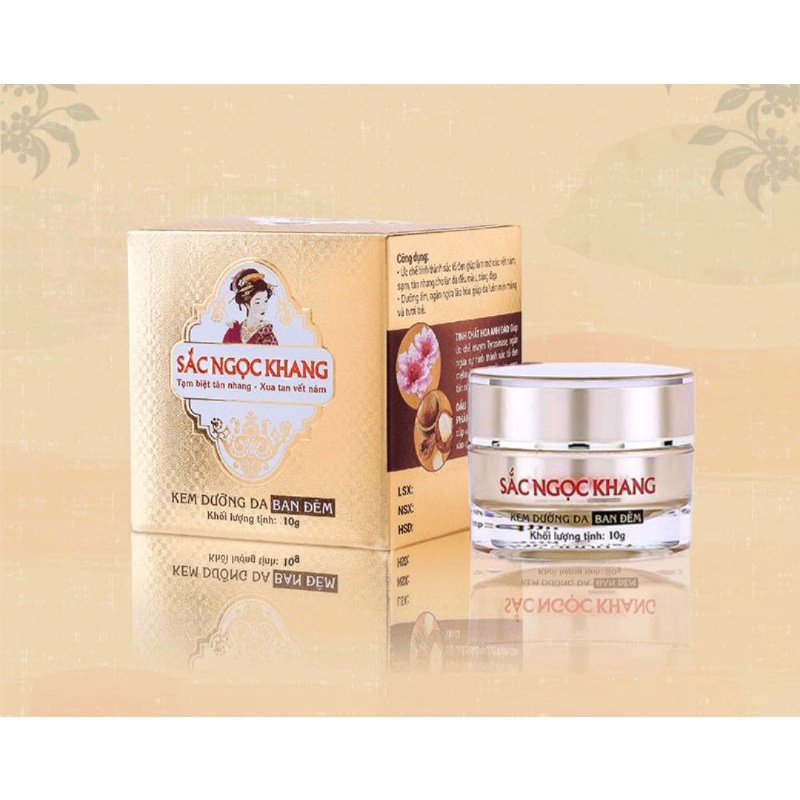 Kem dưỡng da ban đêm Sắc Ngọc Khang 10g