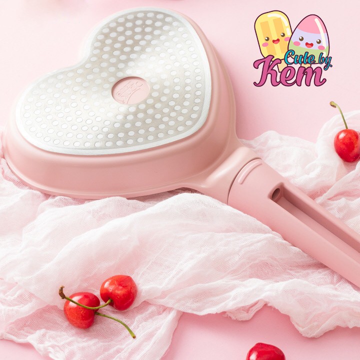 Chảo trái tim Bộ Nồi + Chảo đá Didinika Chống Dính Cao Cấp 8 Lớp