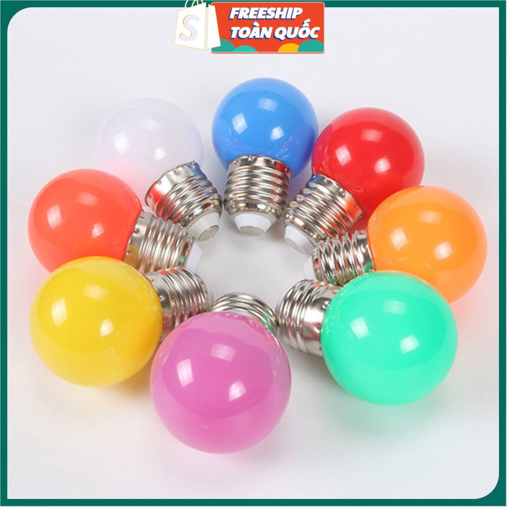 Bóng Đèn Tròn Trang Trí Sự Kiện Giáng Sinh (Màu Sắc Ngẫu Nhiên)