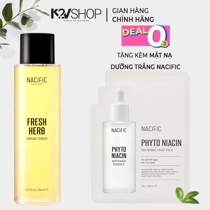 [BEST SELLER] Toner dưỡng ẩm NACIFIC Fresh Herb Origin Toner 150ml