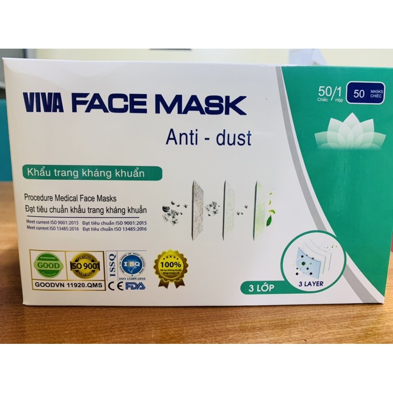 Khẩu trang kháng khuẩn Viva Face Mask