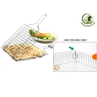 Vỉ Nướng Hộp 100% Inox Cao Cấp Chống Gỉ