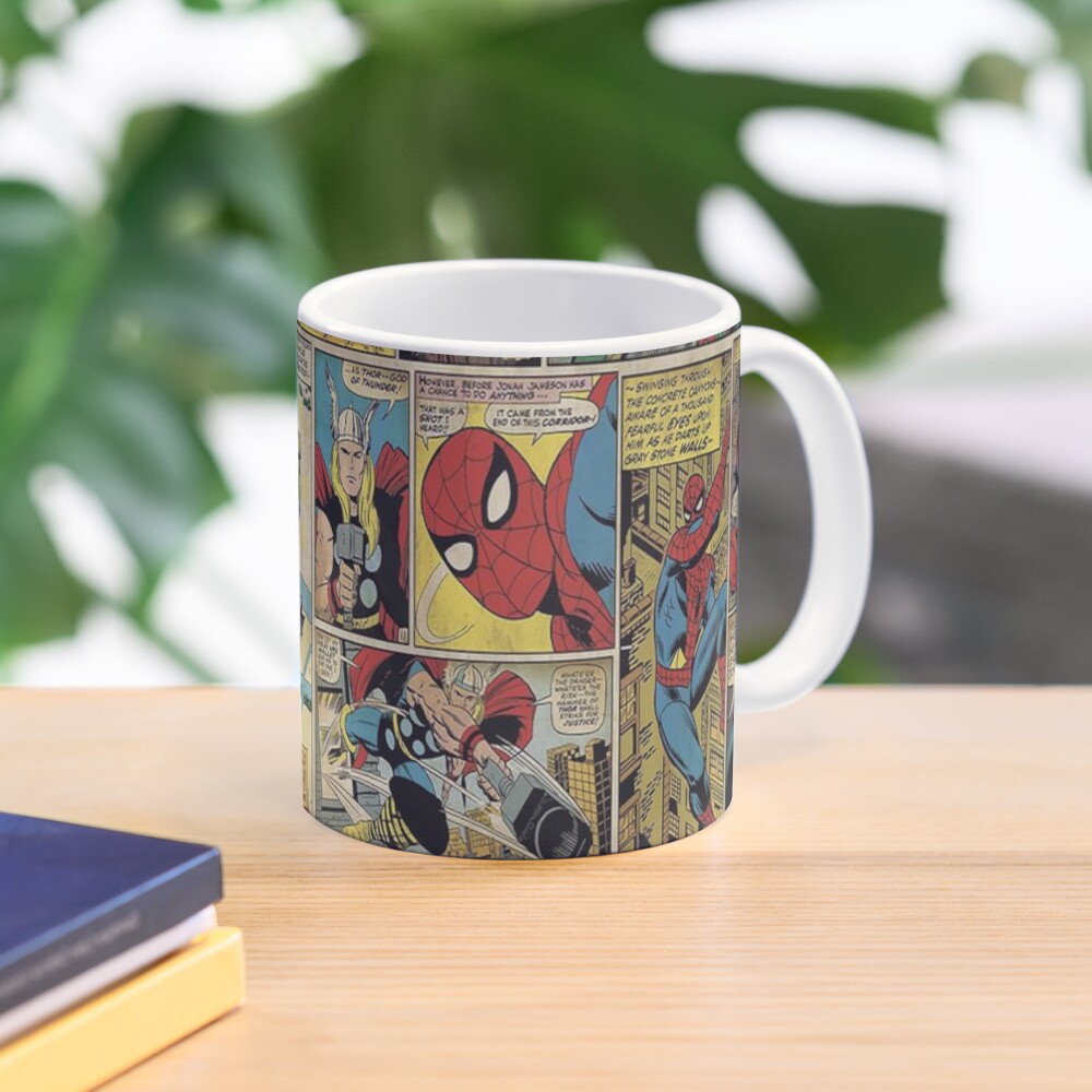 Cốc sứ uống trà cà phê in hình người nhện phim hoạt hình Spider- Man