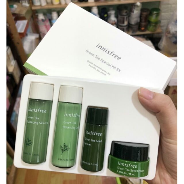 💕💕💕 Set Innisfree trà xanh mini 4 món ngon bổ rẻ