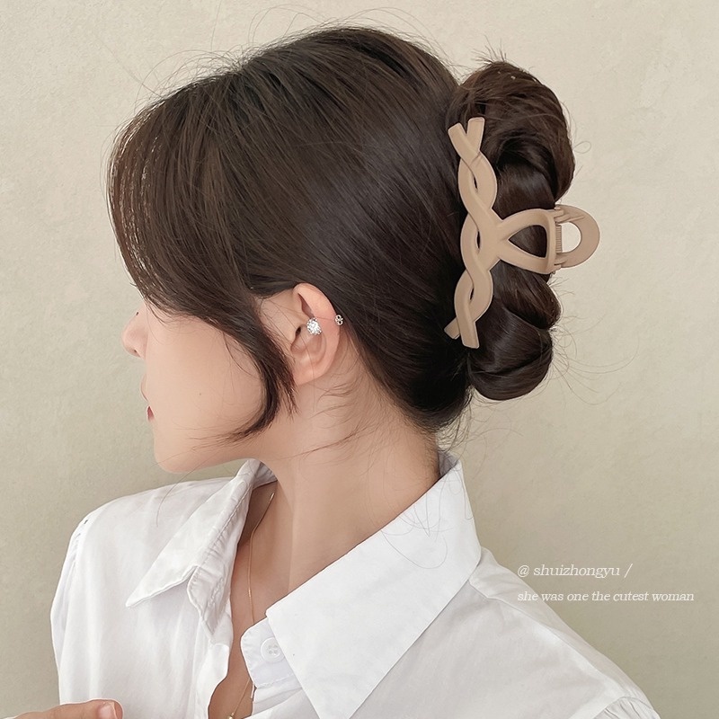 Set 2 Kẹp Tóc Acrylic Thời Trang Hàn Quốc