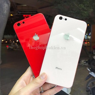 Ốp lưng chống sốc iPhone 6S PLUS /6 Plus lưng kính viền màu TPU dẻo
