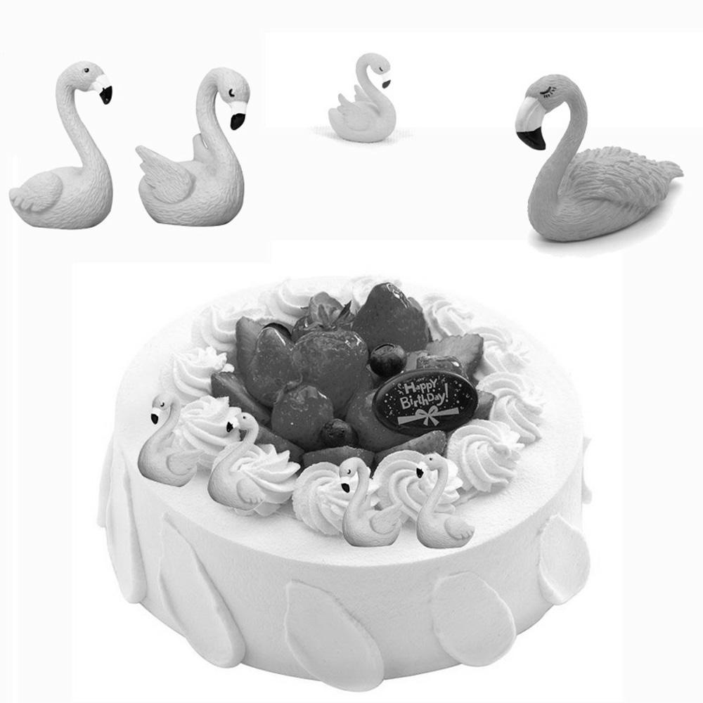 IVORY Mô Hình Chim Hồng Hạc Trang Trí Tiệc Cưới