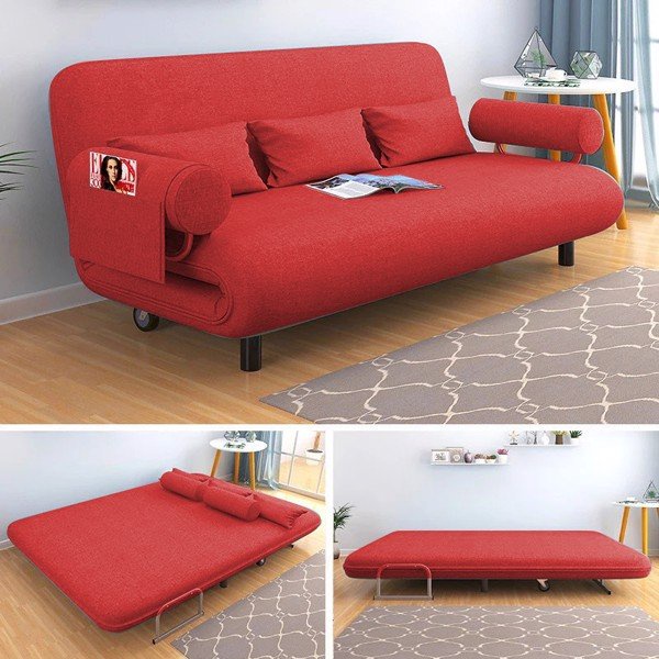 Thanh lý trưng bày - Ghế sofa giường nằm đa năng Kachi MK191 - Màu xanh