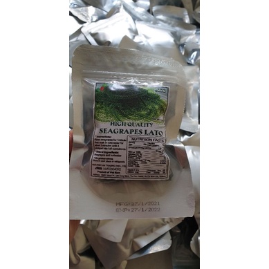 Rong nho tách nước 100gr ngâm nở 300gr rong tươi