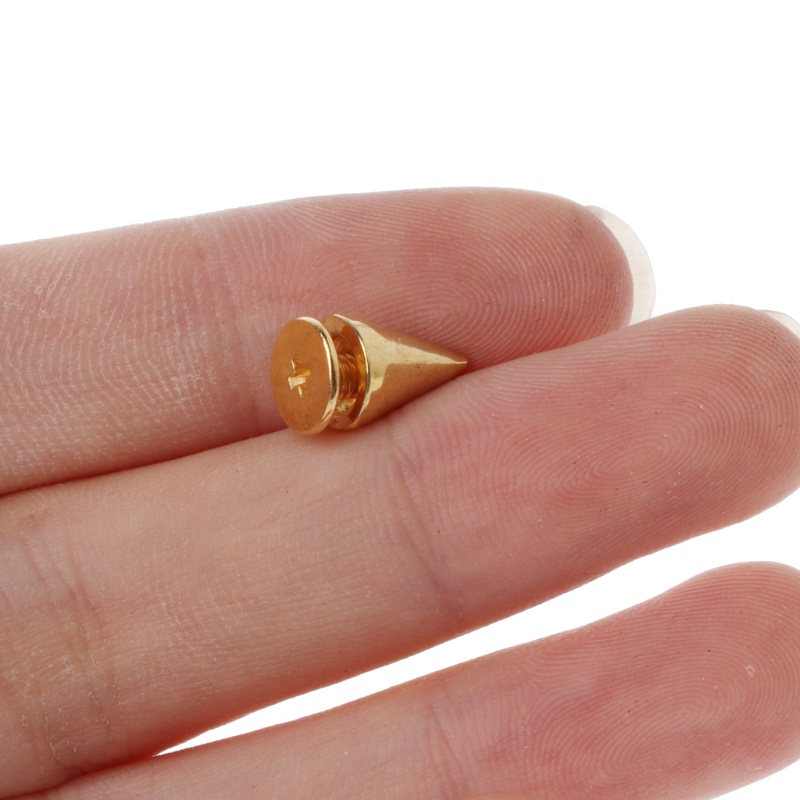 Set 100 Đinh Tán 10mm Gắn Thắt Lưng Túi Xách Bằng Da Cao Cấp