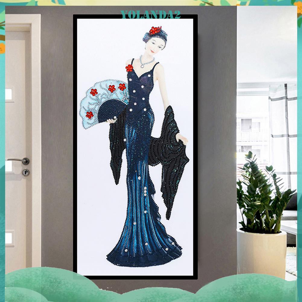 Bộ Tranh Đính Đá Đính Đá Tự Làm Hình Nhân Vật Độc Đáo
