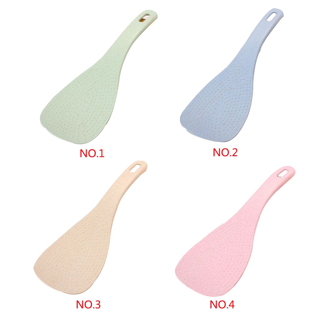 Vá xới cơm bằng rơm lúa mì PP an toàn cho sức khỏe chất lượng cao 19.3*6cm