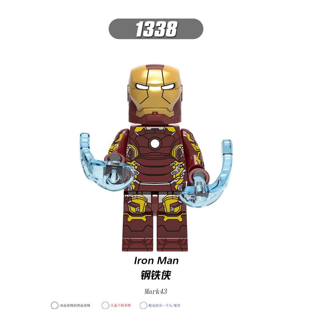 Mô hình lắp ráp play nhân vật Iron Man X0267