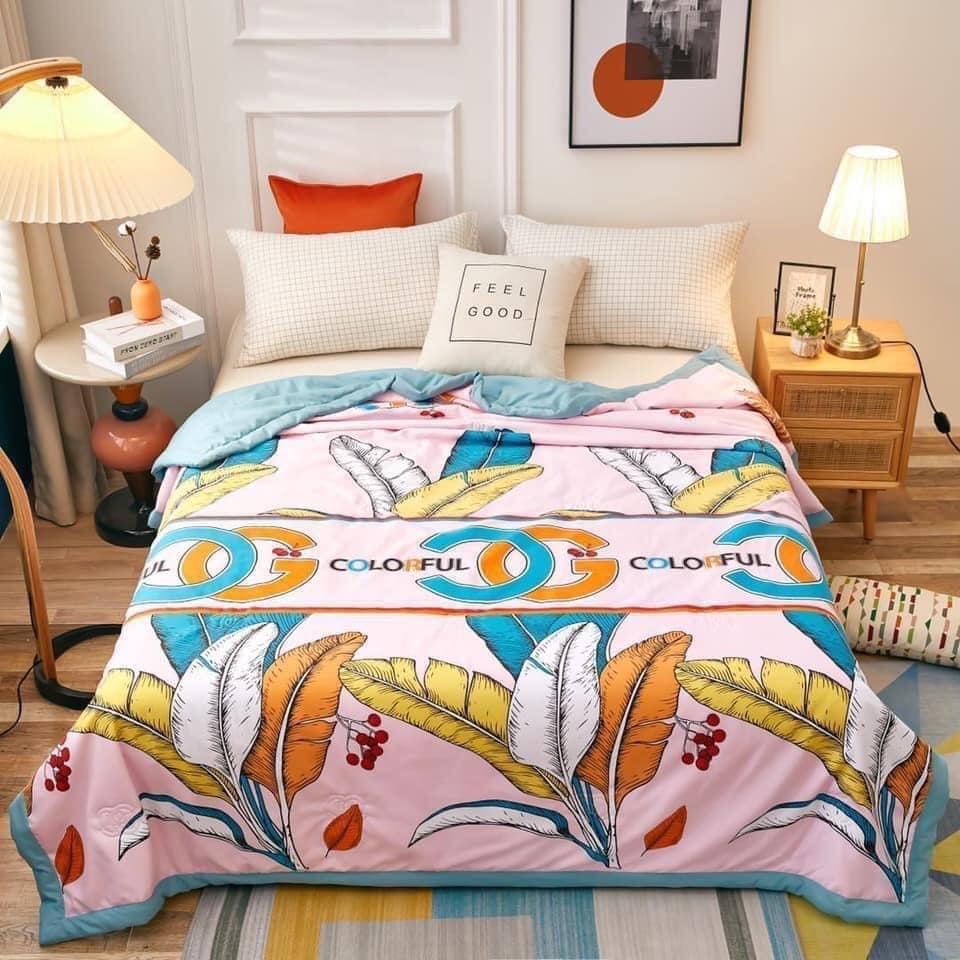 Chăn hè đũi cotton ZA RA  3 lớp cho gia đình (2m x 2m3) - Nhiều mẫu