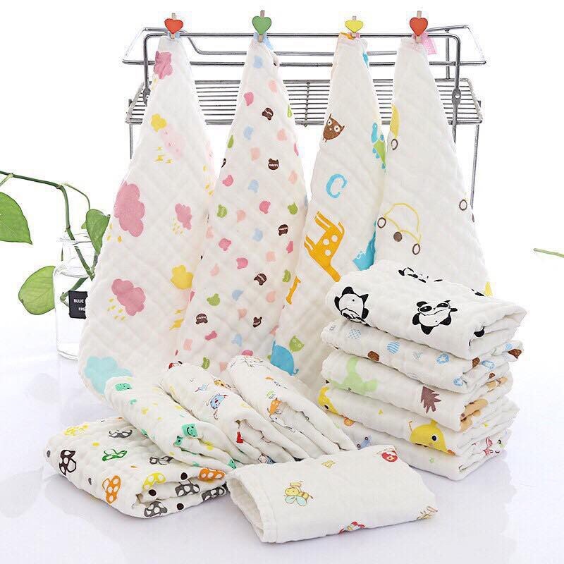 Sét 5 khăn sữa aden siêu thấm hút