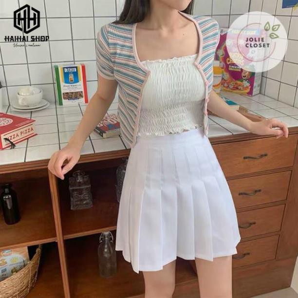 Chân Váy Xếp Ly Tennis Có Lót Trong Dáng Ngắn Phong Cách Hàn Quốc Dễ Thương. | BigBuy360 - bigbuy360.vn