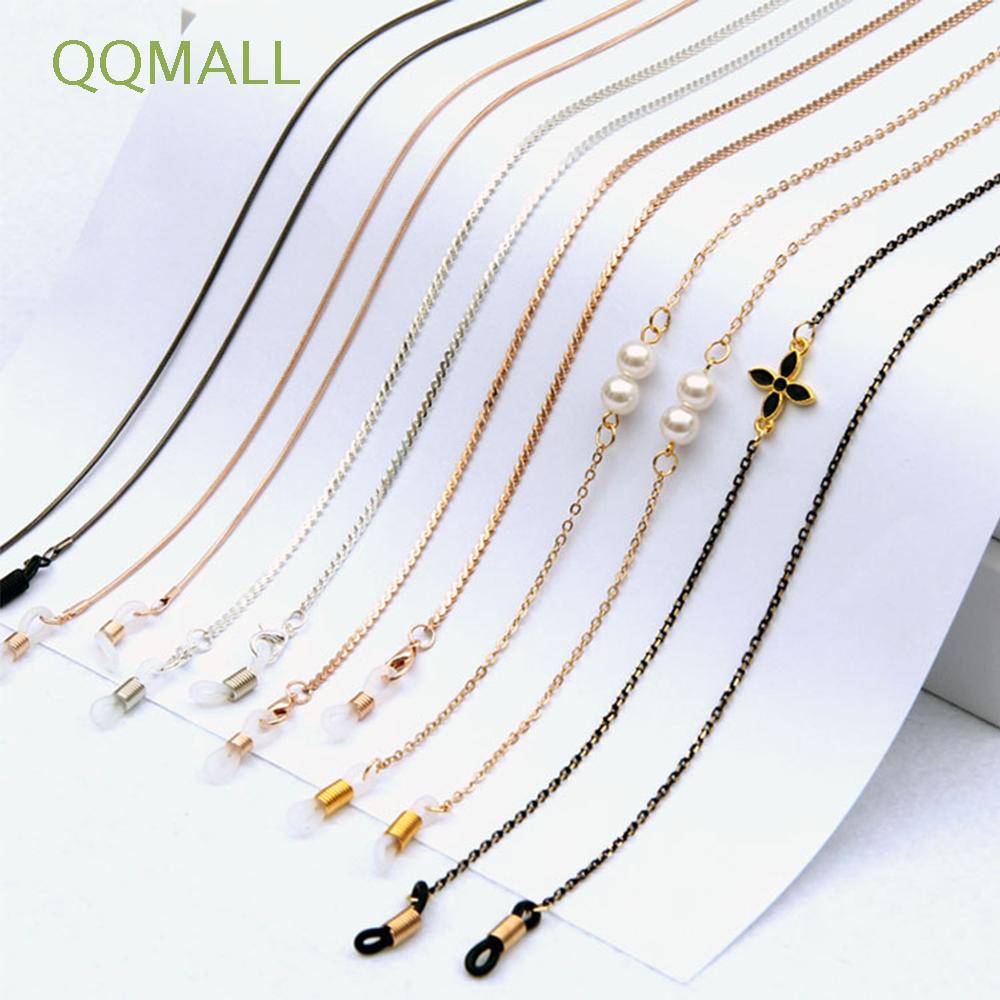 Dây đeo mắt kính đính ngọc trai giả thời trang unisex