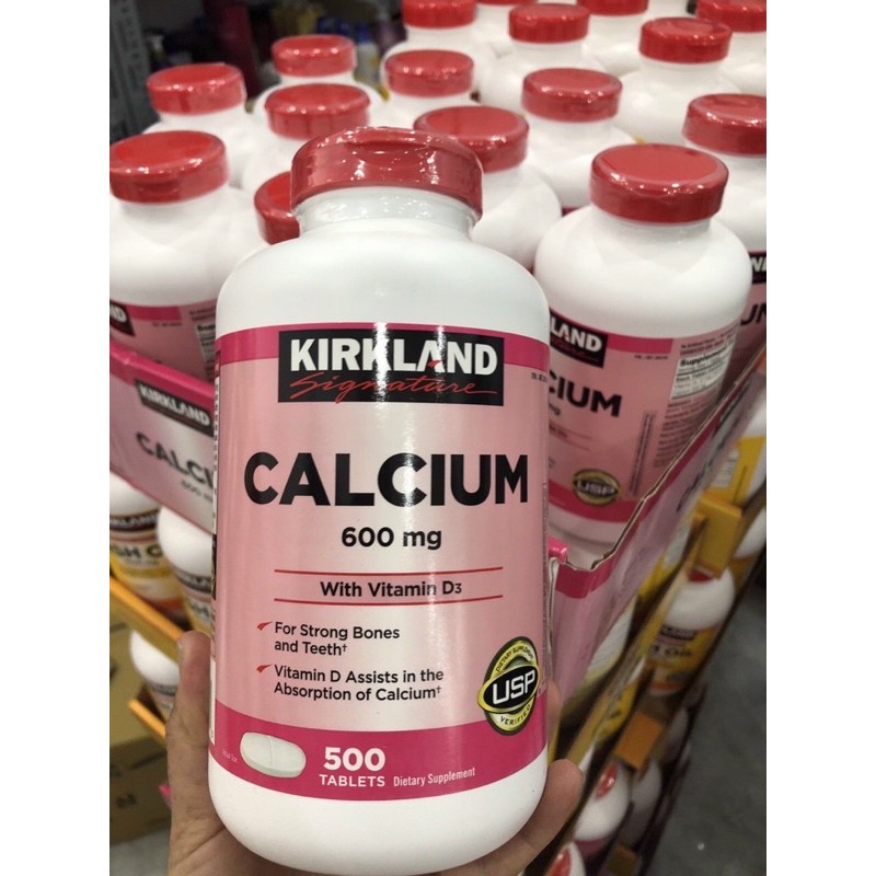 Kirkland Calcium 600mg + D3 500v