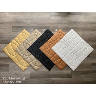 Xốp dán tường Kim cương khổ lớn 70*70 cm - Xốp nhập khẩu cao cấp