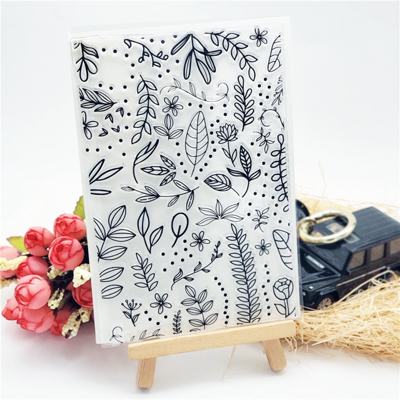 Tem Đóng Dấu Trong Suốt Bằng Silicon Trang Trí Scrapbook