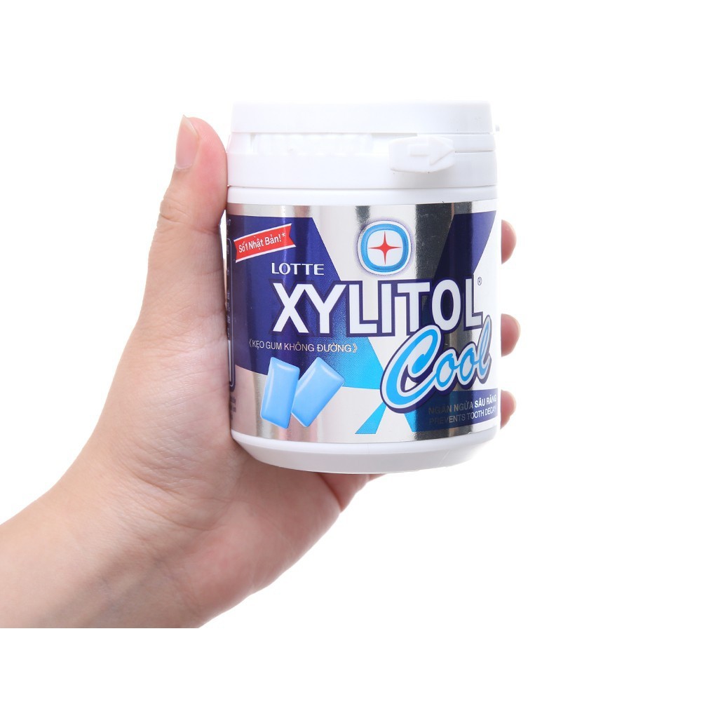 Singum Lotte Xylitol Cool Hương Bạc Hà Không Đường 145g