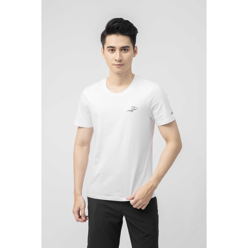 Áo thun nam ngắn tay ARISTINO màu sắc trẻ trung, năng động, chất 100% cotton mềm mại -  ATS008S1