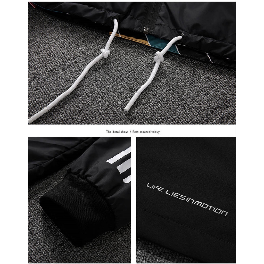 Adidas Shamrock Men And Women Three Stripes Double Sided Wear Thin Leather Clothing Style Anti-UV Casual Loose Sun Coat | BigBuy360 - bigbuy360.vn