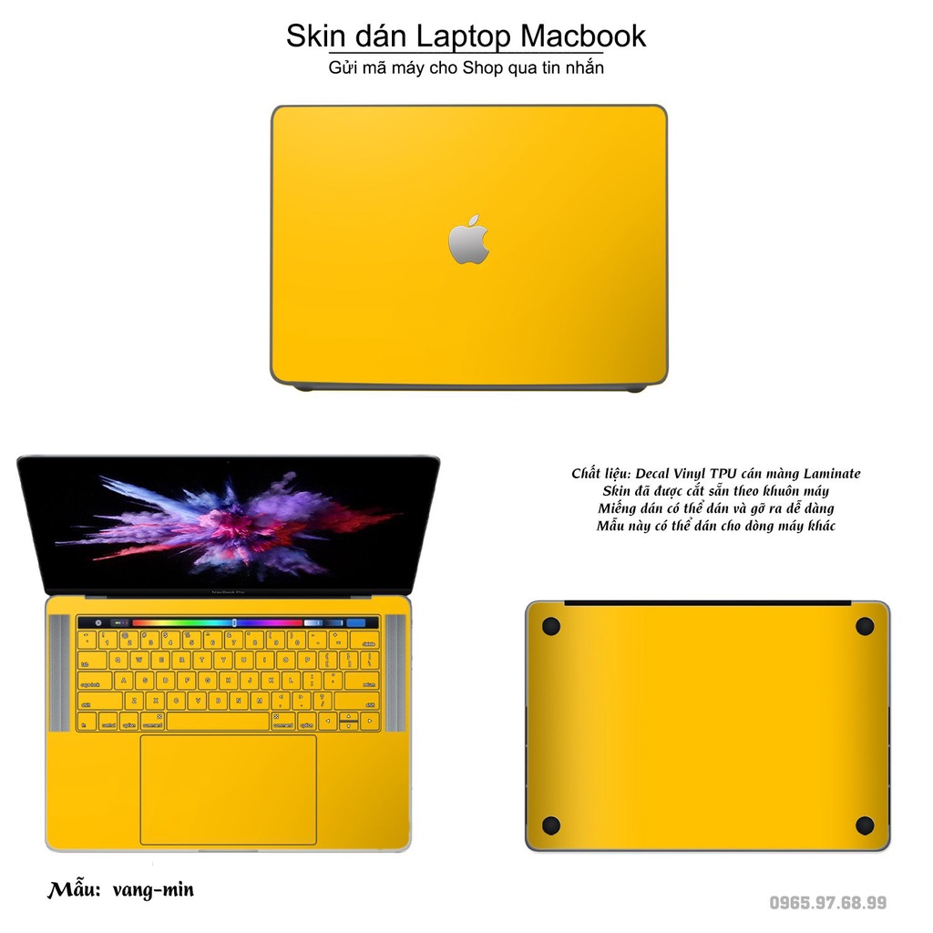 Skin dán Macbook mẫu Aluminum Chrome tím xước (đã cắt sẵn, inbox mã máy cho shop)