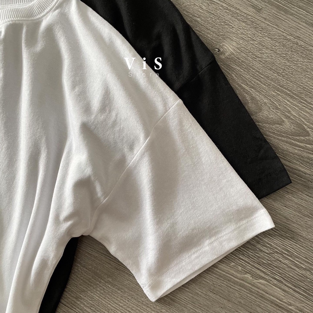 Áo thun croptop nữ trơn form rộng