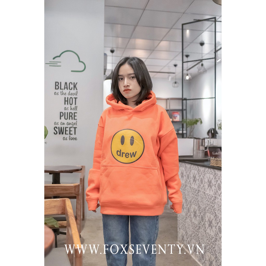 Áo Hoodie Nỉ Bông Siêu Dày Màu Cam Đẹp( Nam nữ đều mặc được ) | WebRaoVat - webraovat.net.vn