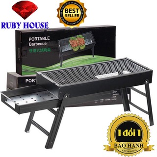 Bếp nướng than hoa ngoài trời có chân CAO CẤP-Ruby House